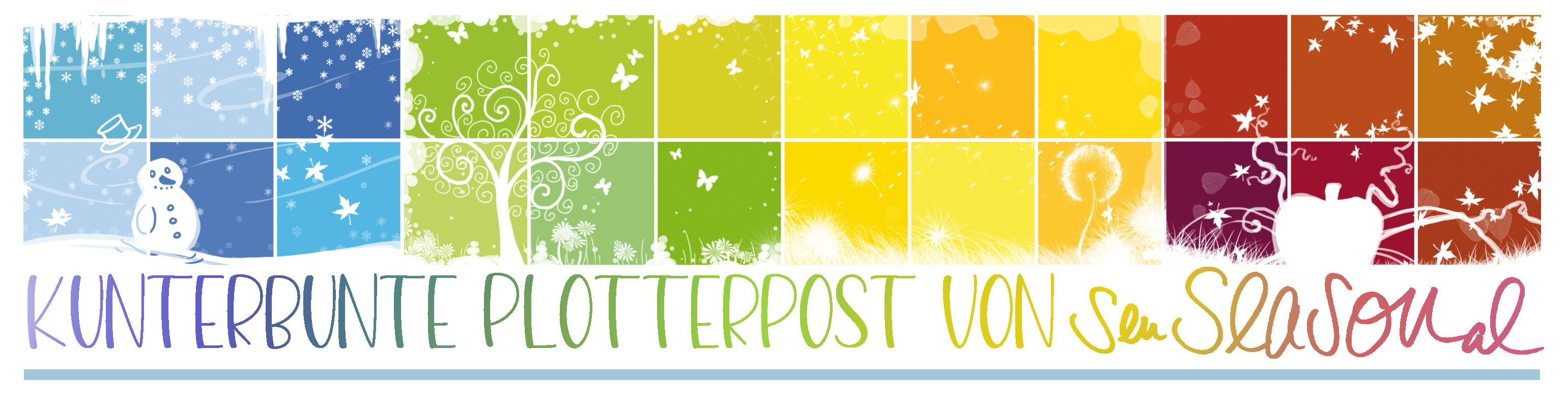 Kunterbunte Plotterpost von senSEASONal